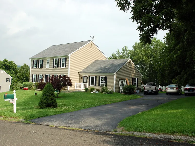 House with a converted garage
